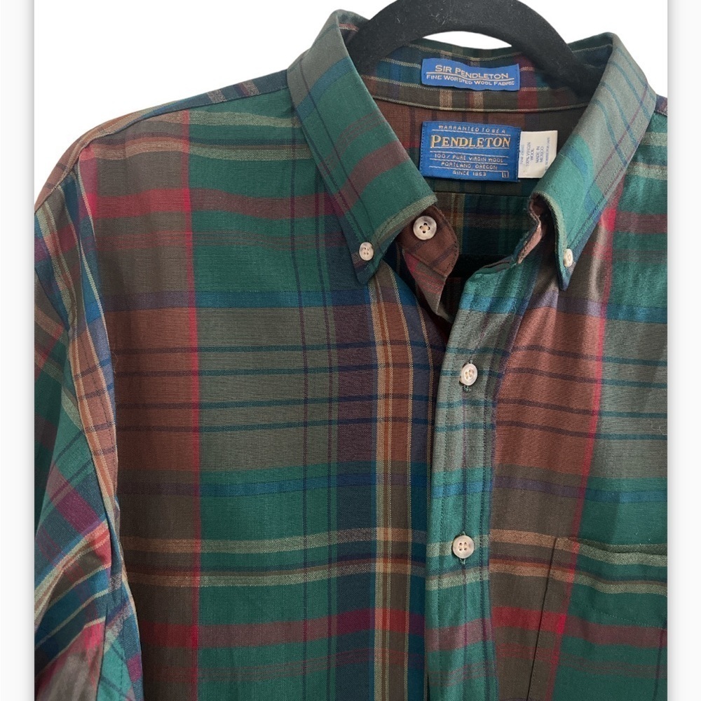 Pendleton Sir Pendleton 100% Pure Virgin Wool Pla… - image 3